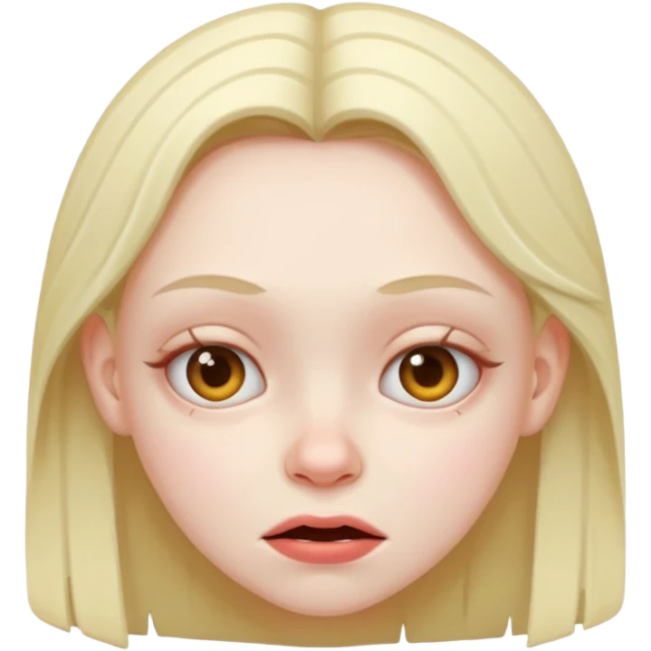 Ugly girl emoji