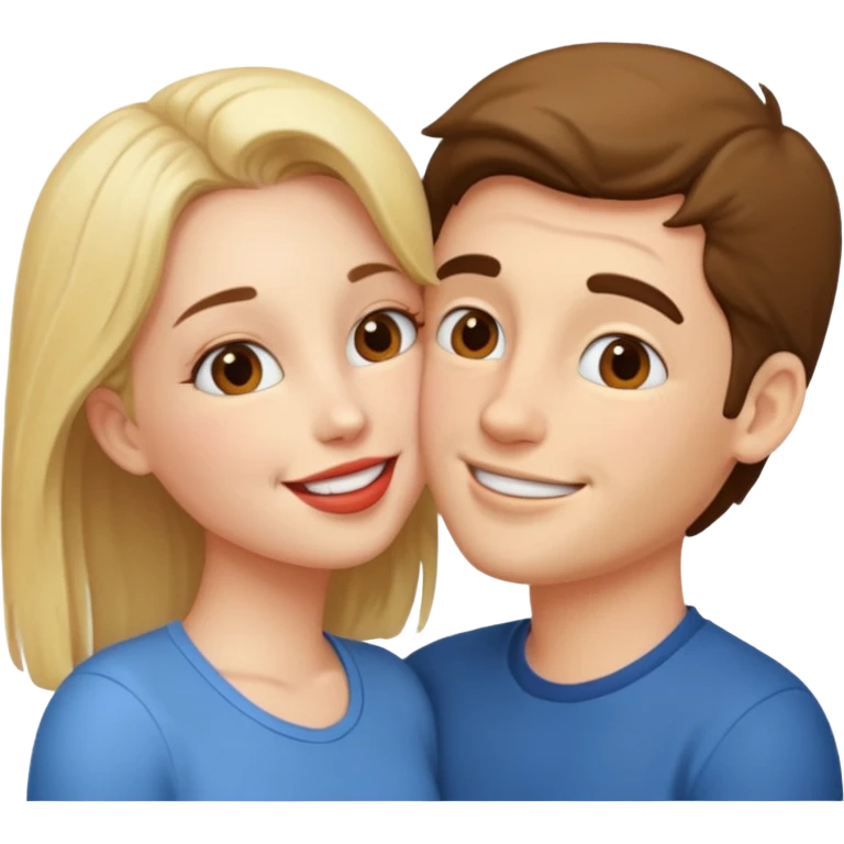 Two people kissing emoji