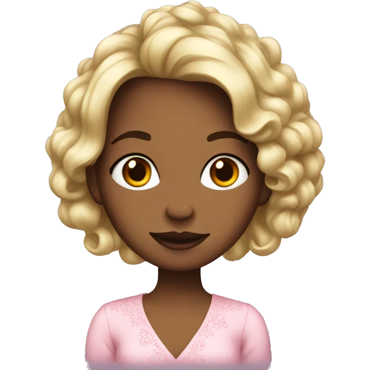 Coquette girl emoji