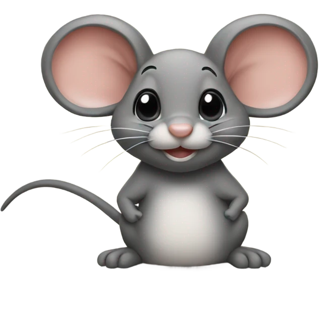 Smug mouse  emoji