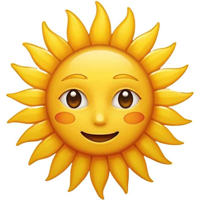 My sun emoji