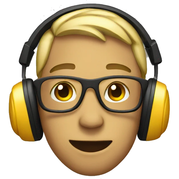 Emoji wearing headphones emoji