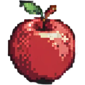 red apple emoji