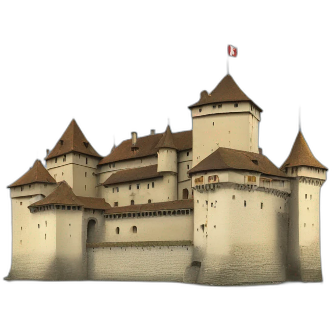 Château de chillon on the geneva lake emoji
