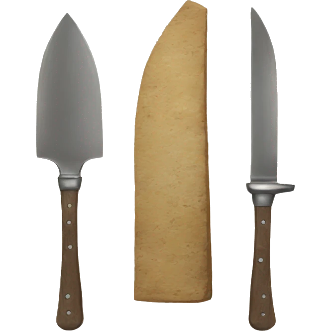Casa de herrero cuchillo de palo emoji