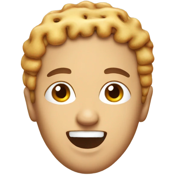 Person getting pie faced emoji