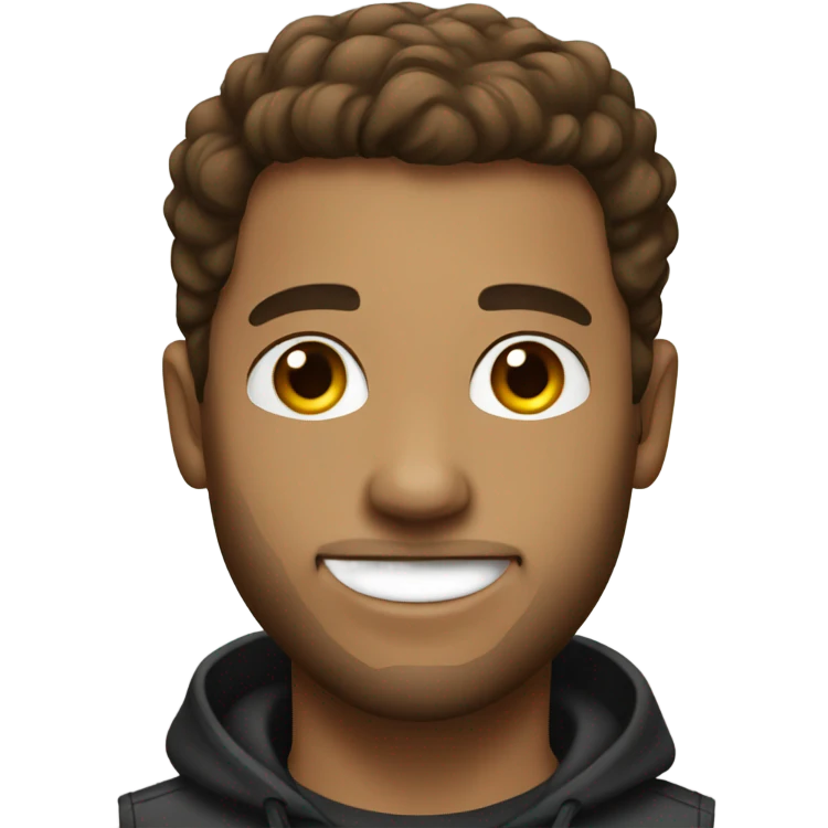 Dj brown hair  emoji