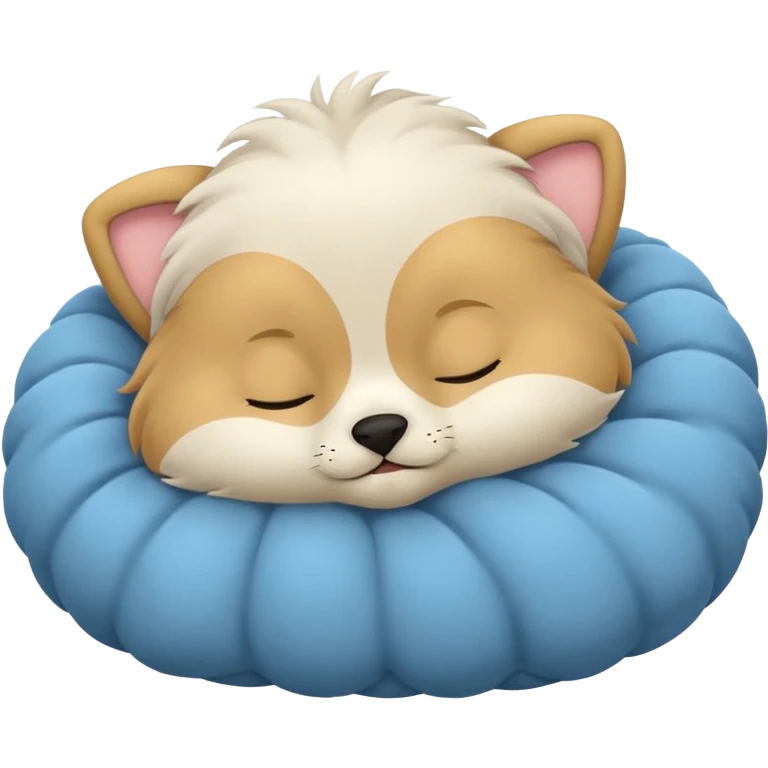 Animal sleeping cute emoji