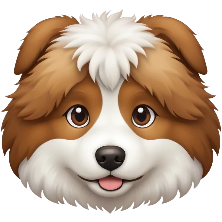Perro peludo  emoji