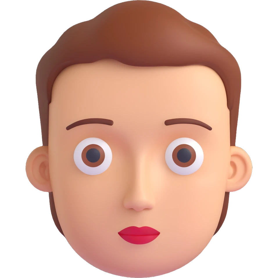 face with masc emoji