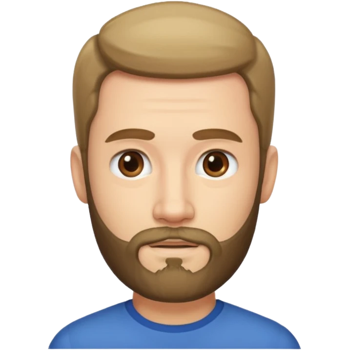 a man with sideburns beard emoji