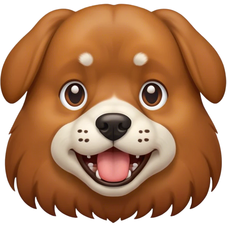 Dog moaning emoji