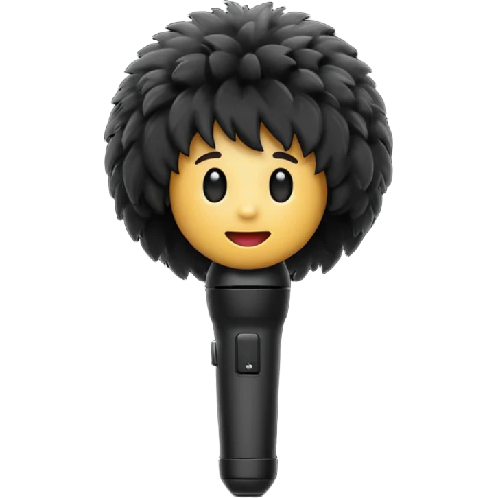boom fluffly microphone emoji