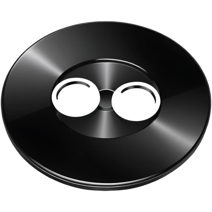 two black computer disk emoji