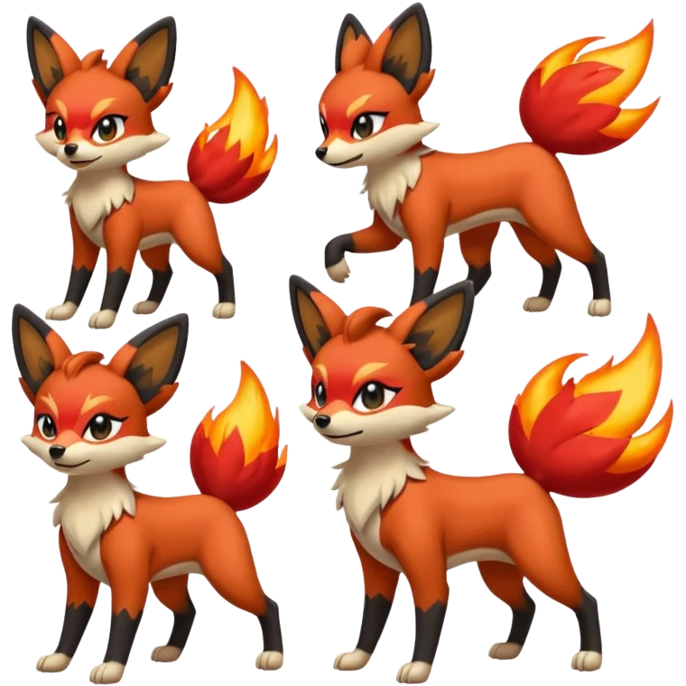 Fennekin-Houndour-Zorua-Buizel-fusion emoji