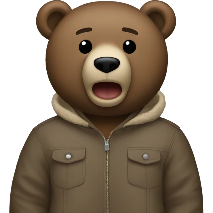 Kanye west bear  emoji