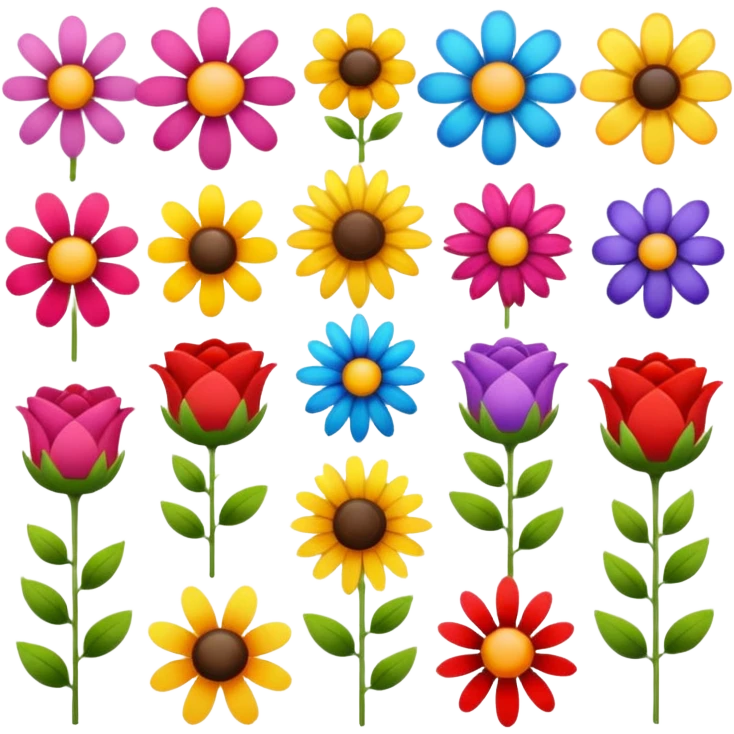 Flores emoji