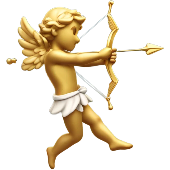 3d cupid charm simple emoji