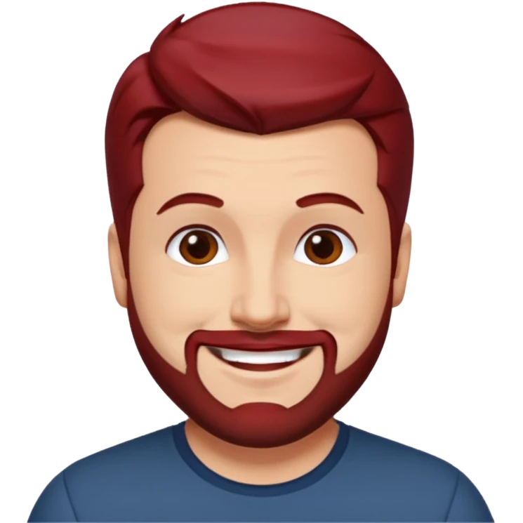 Joey Fatone dark red hair emoji
