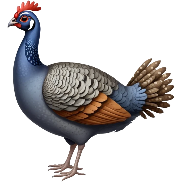 guinea fowl 
 emoji