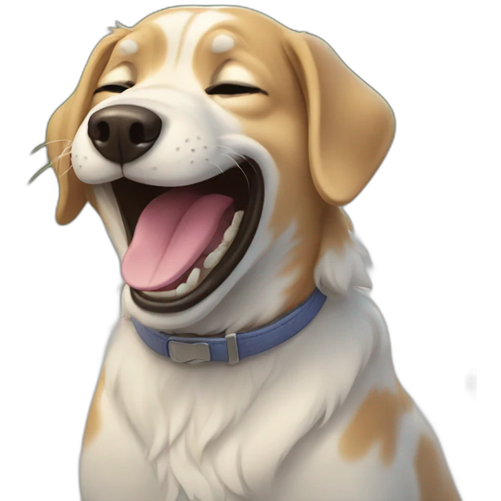 lauging-dog emoji