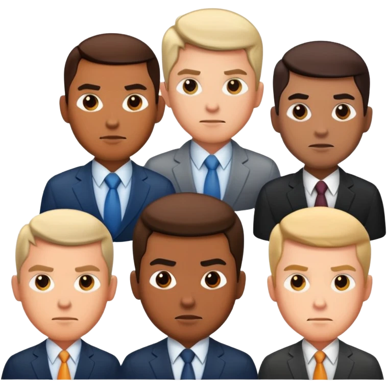 Motivated business men emoji