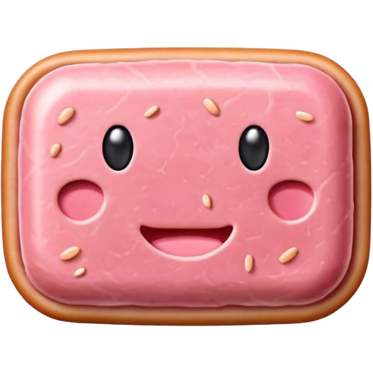 kawaii 👽 EMOJI made of SPAM MEAT emoji