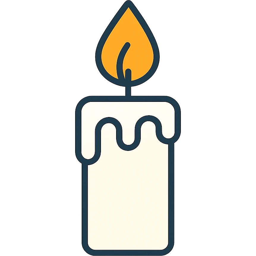 white candle emoji