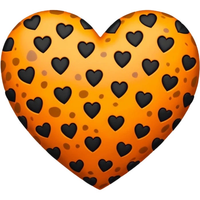 Leopard heart emoji emoji