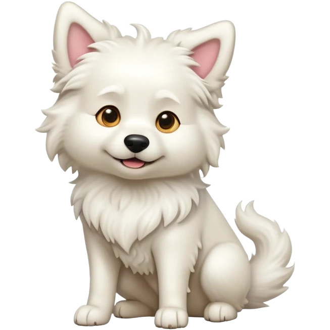 cinematic-[ram]-realistic-full-body-sitting-emoji,-tail-flicking-lazily,-head-tilted-dramatically,-curly-[white]-fur,-simplified-yet-realistic-focused-features,-highly-detailed,-glowing-with-an-almost-sarcastic-glow emoji