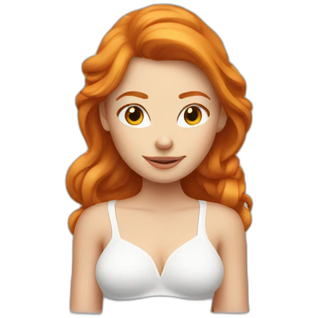 sexy ginger girl emoji
