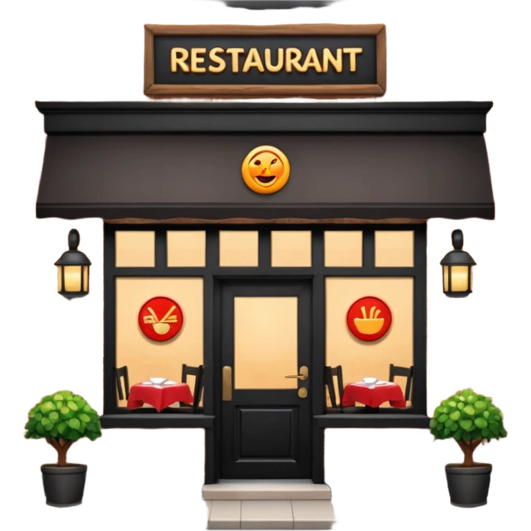 restaurant fachada emoji