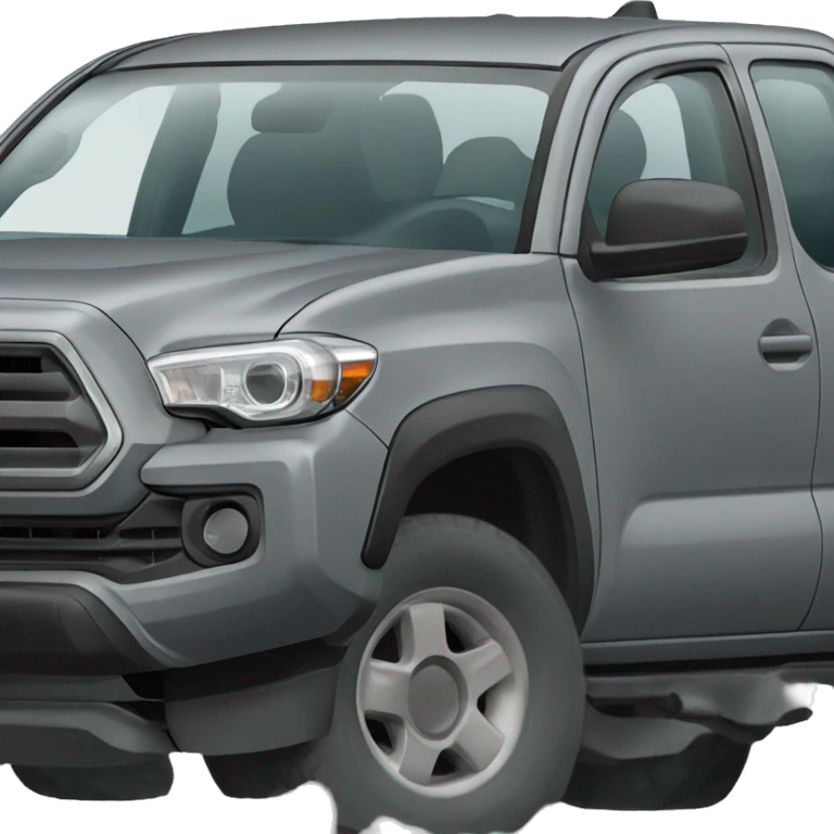 Grey Toyota Tacoma  emoji