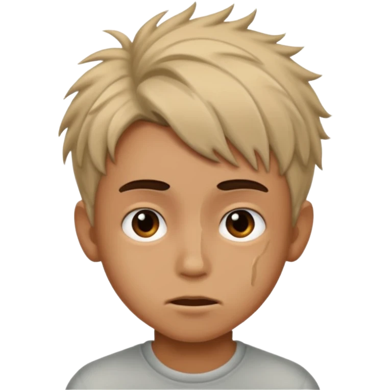 boy with messed up hair  emoji