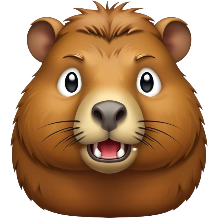 Mad capybara  emoji