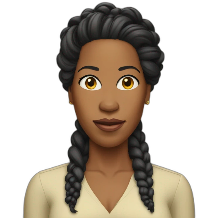regina king head only no neck braids emoji
