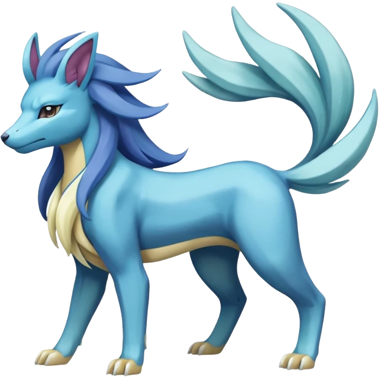 Suicune-Manectric-Amaura-Pokémon (full body) emoji