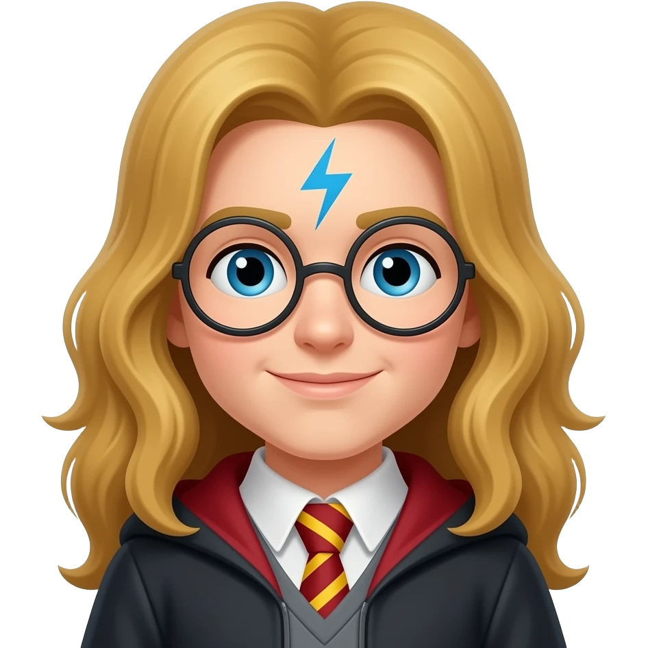 I want a emoji of A wizard with a Lighting Scar emoji