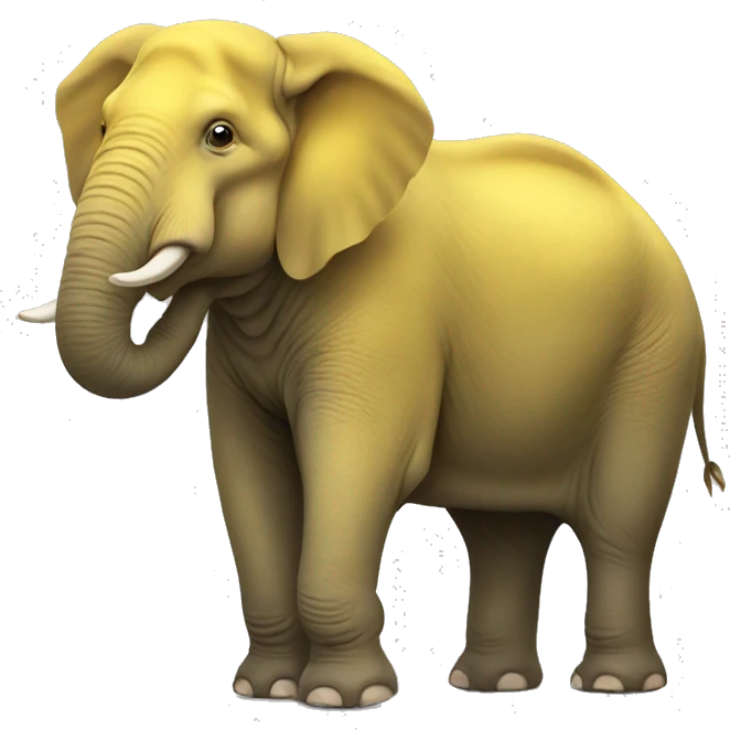 obese yellow elephant emoji