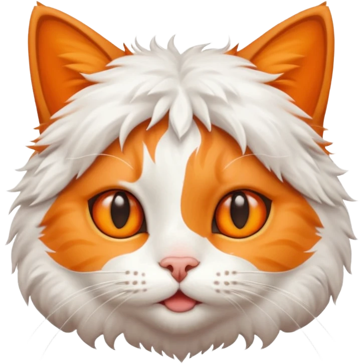 A cute cat saying hello in a cute and funny way emoji