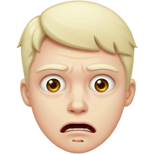 jaw dropped in disgust  emoji