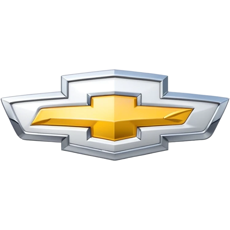 White Chevrolet logo emoji