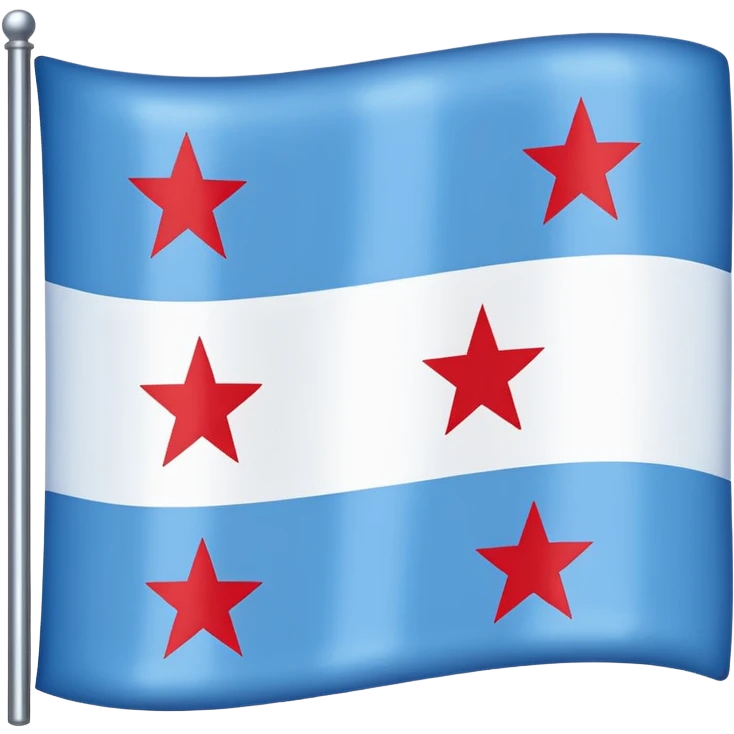 Chicago flag emoji