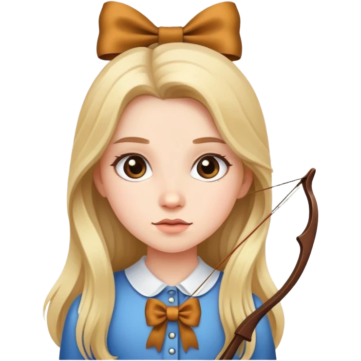 Girl with bow  emoji