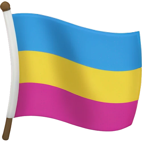 Pansexual flag emoji