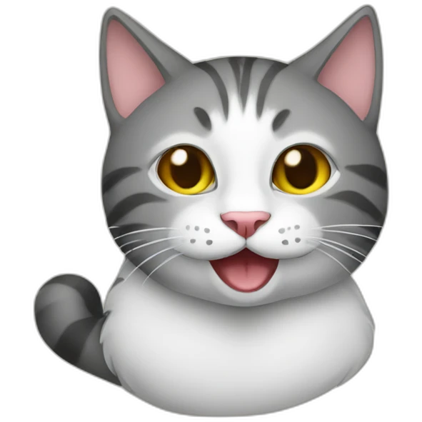 Cat drunk emoji