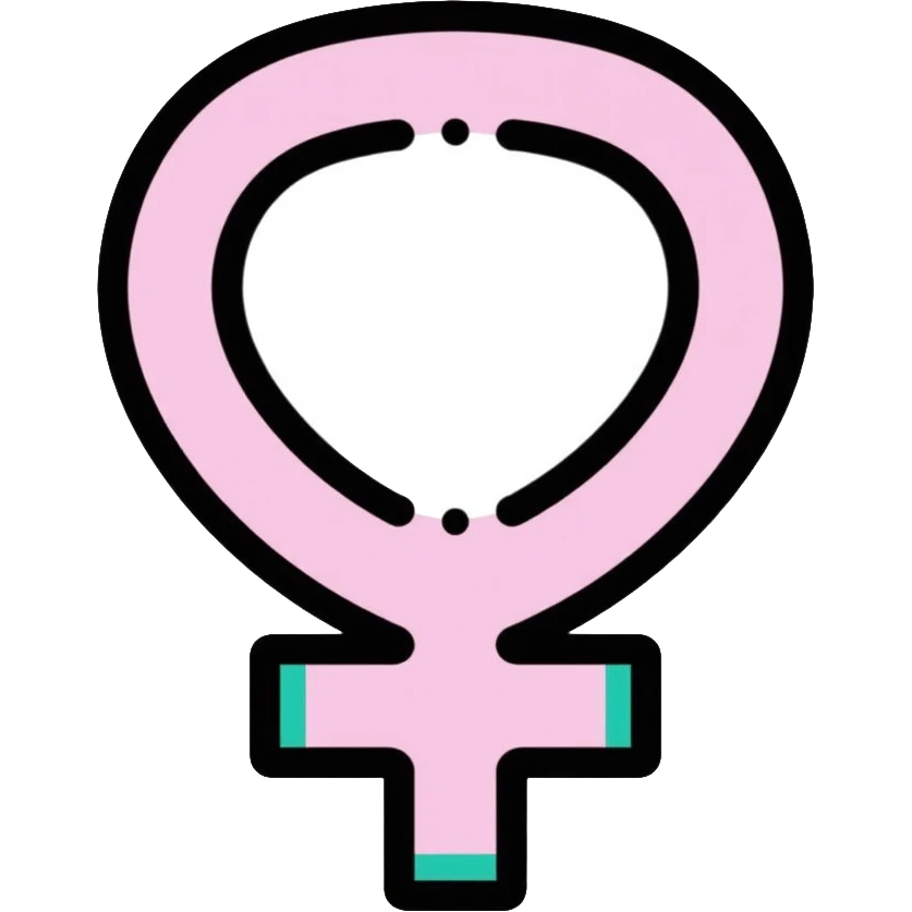 Female gender symbol emoji
