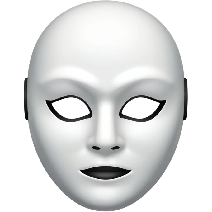 a full view of Mask emoji