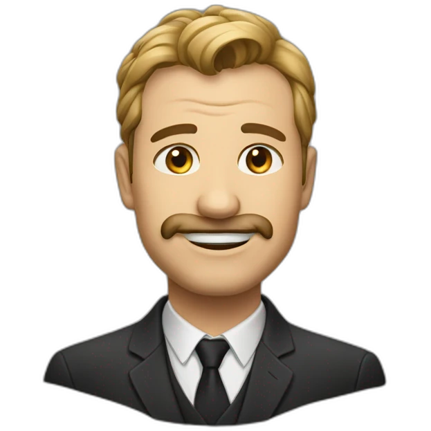 химик с черном халате emoji