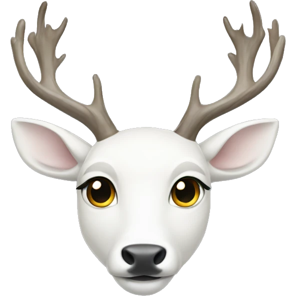 The White Deer emoji